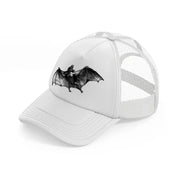 bat white trucker hat