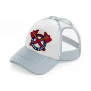 1876 atlanta braves grey trucker hat