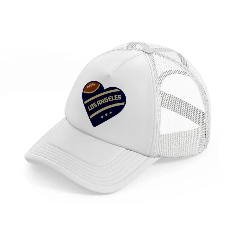 los angeles rams lover white trucker hat