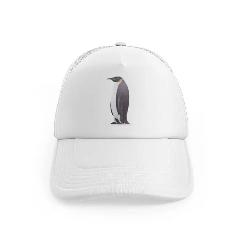 018 penguin white trucker hat