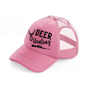 deer hunting pink trucker hat