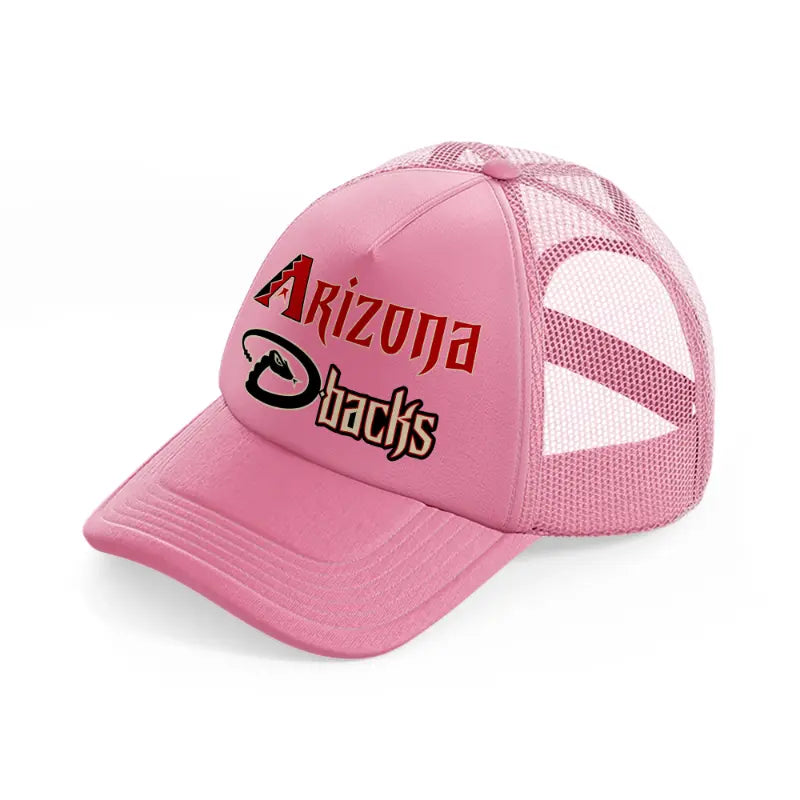 arizona d backs pink trucker hat