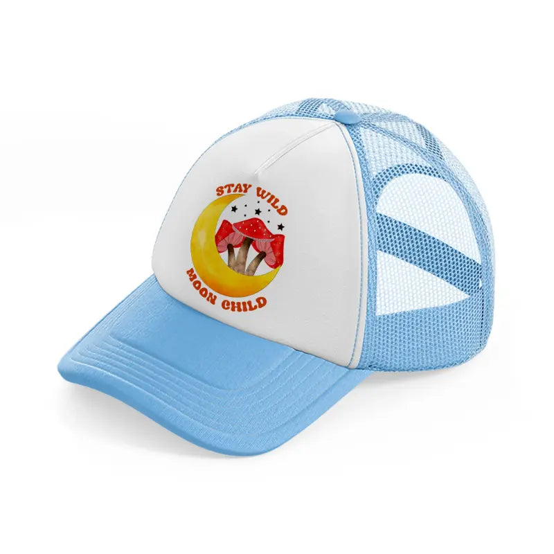 valentin's day sky blue trucker hat