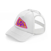 lol white trucker hat