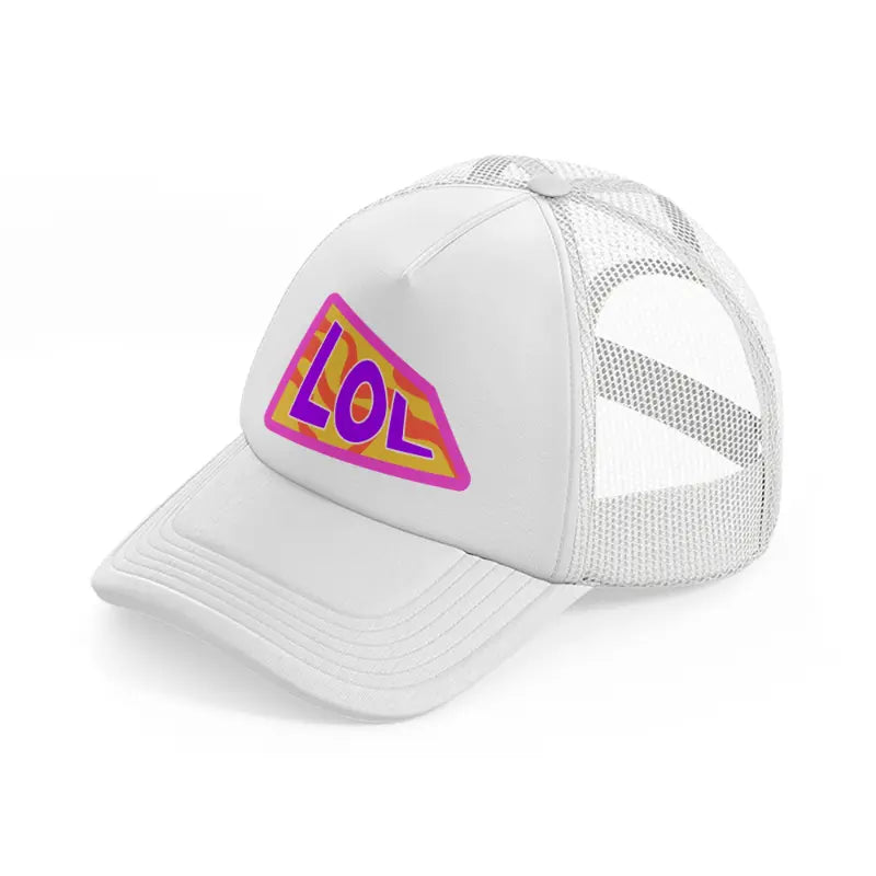 lol white trucker hat