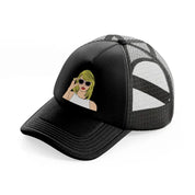 taylor swift animated black trucker hat