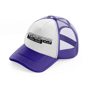aeroster electronic 4 wheel drive purple trucker hat