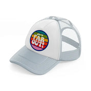 groovy love sentiments gs 05 grey trucker hat