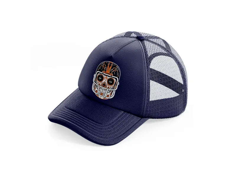 chicago bears mexican helmet navy blue trucker hat