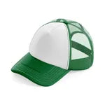 Green And White Trucker Hat