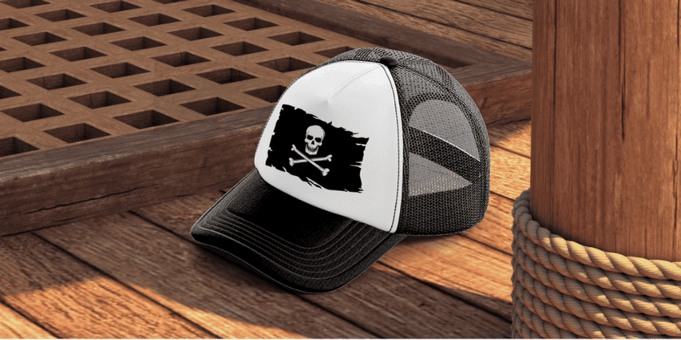 Pirate Trucker Hat