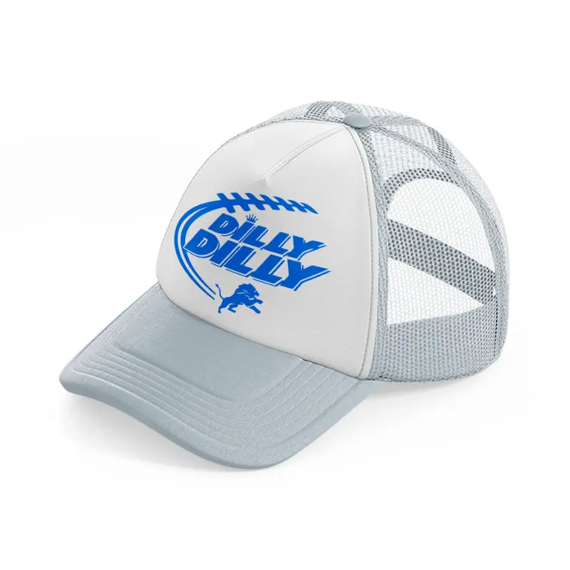 detroit lions dilly dilly-grey-trucker-hat