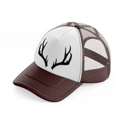 deer horn-brown-trucker-hat