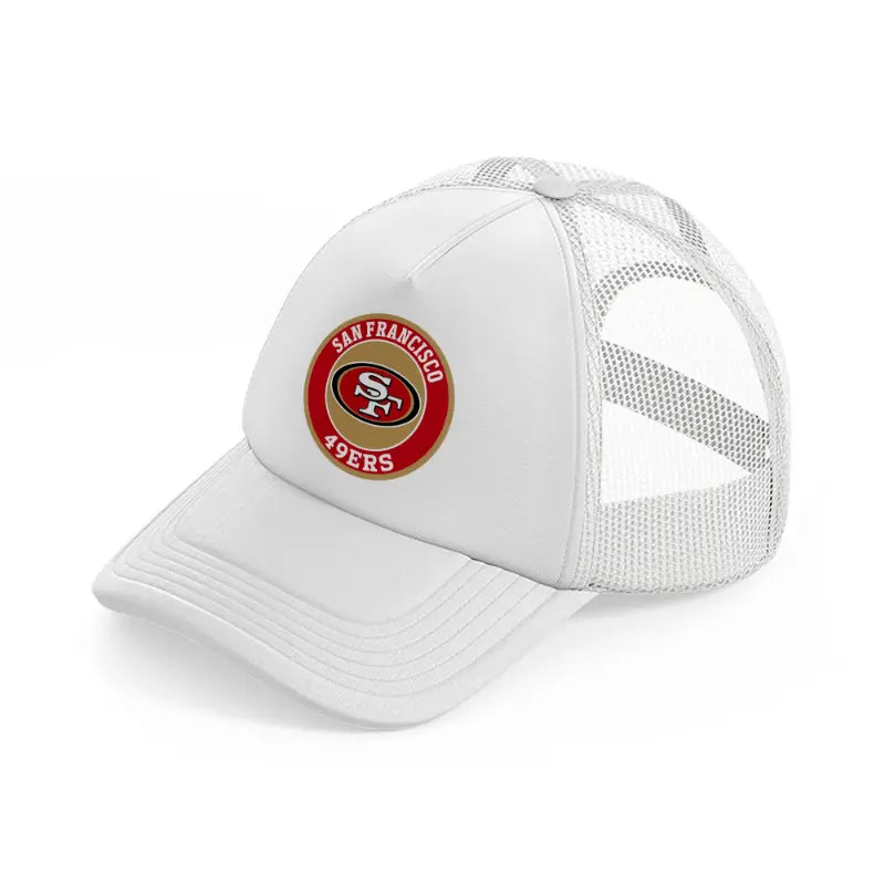 san francisco 49ers-white-trucker-hat