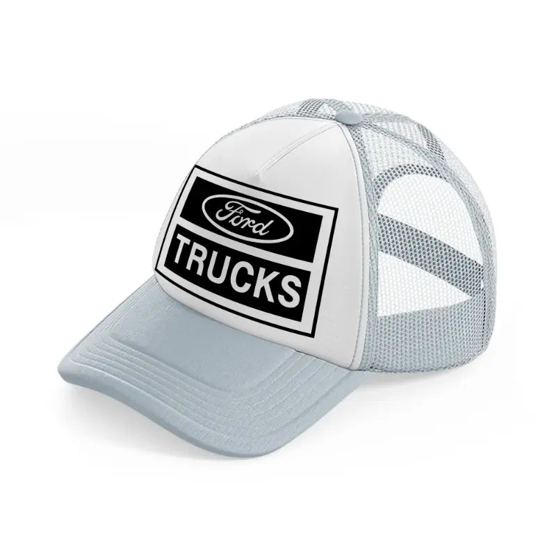 ford trucks-grey-trucker-hat