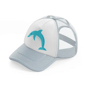 dolphin (2) grey trucker hat