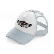 harley-davidson motorcycles 100 1903-2003-grey-trucker-hat