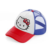 hello kitty emoji multicolor trucker hat