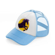 chinese zodiac (10) sky blue trucker hat