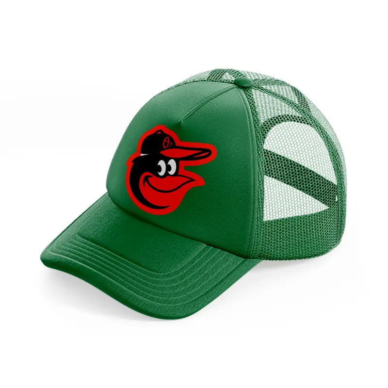 baltimore orioles-green-trucker-hat