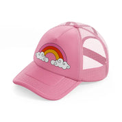 retro elements-70-pink-trucker-hat