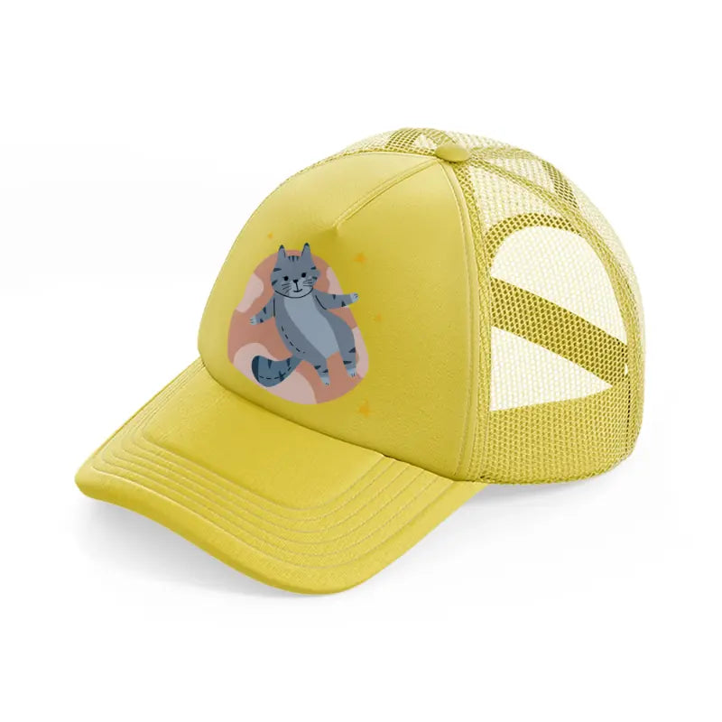 014-pillow-gold-trucker-hat