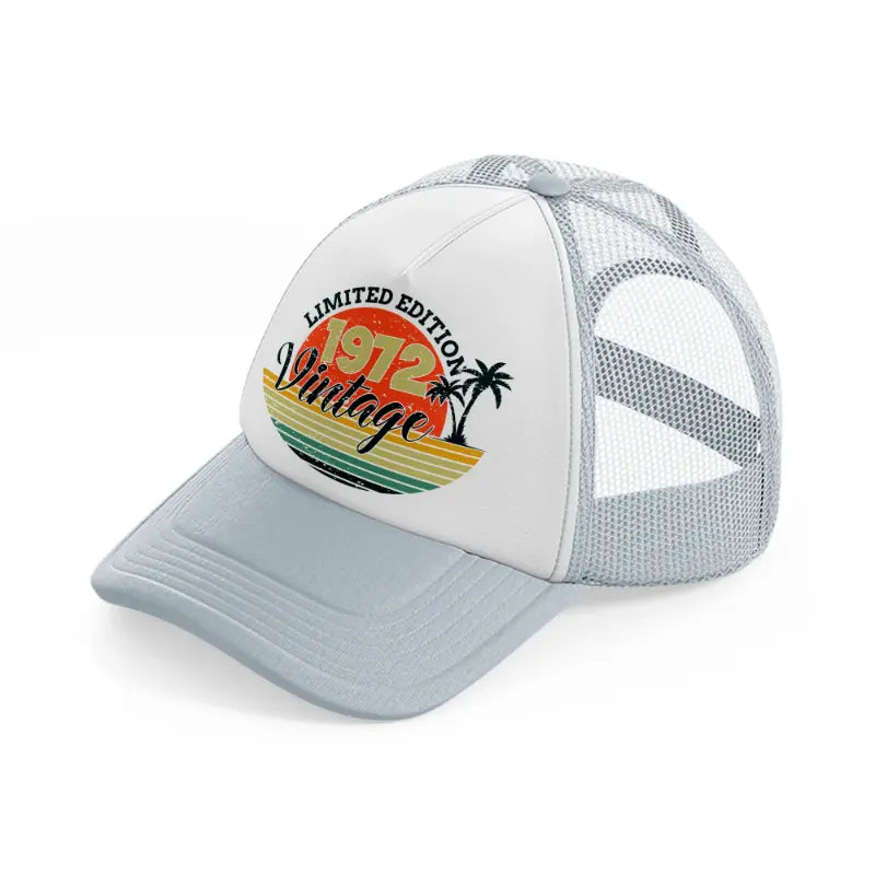 limited edition 1972 vintage-grey-trucker-hat