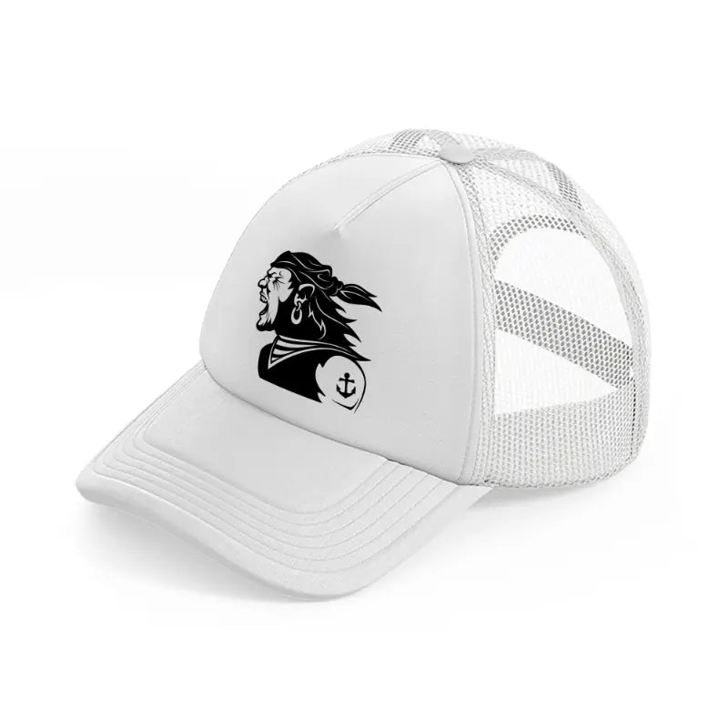 pirate crew-white-trucker-hat