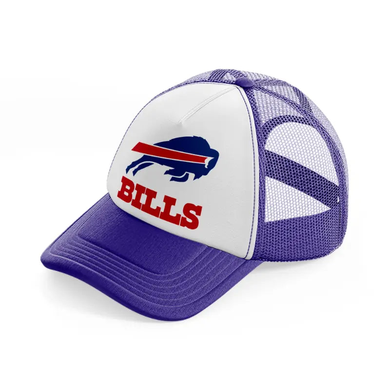 buffalo bills-purple-trucker-hat