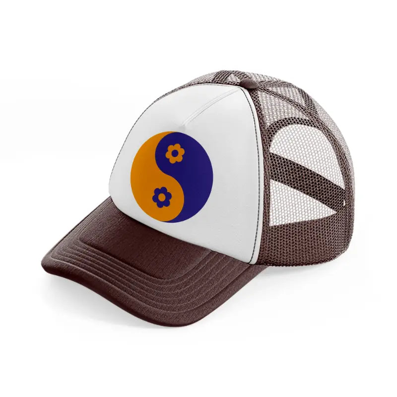 groovy 60s retro clipart transparent 11 brown trucker hat