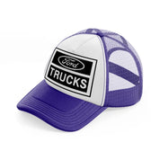 ford trucks-purple-trucker-hat