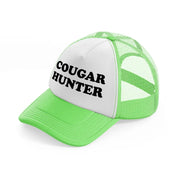 Cougar Hunter lime-green Trucker Hat