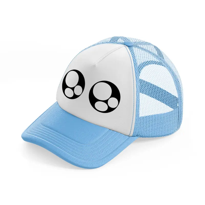 eyes-sky-blue-trucker-hat