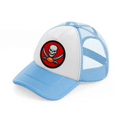 tampa bay buccaneers black badge-sky-blue-trucker-hat