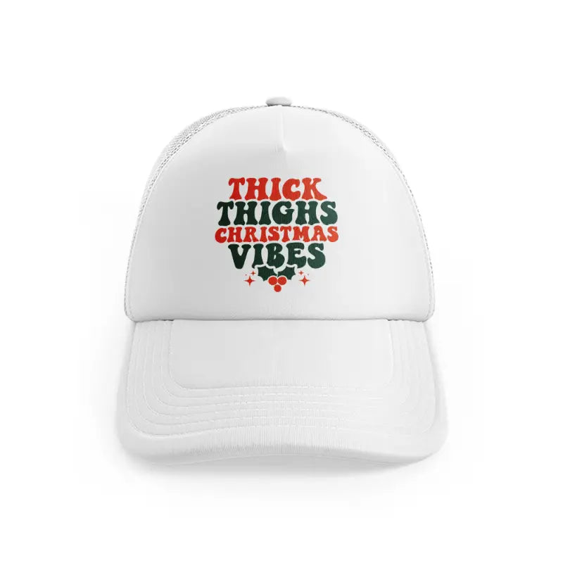 Thick Thighs Christmas Vibeswhitefront-view