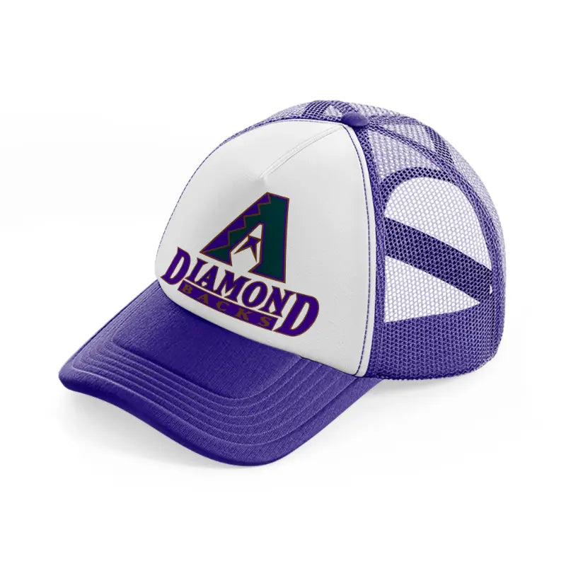arizona diamondbacks vintage-purple-trucker-hat