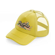 virginia gold trucker hat