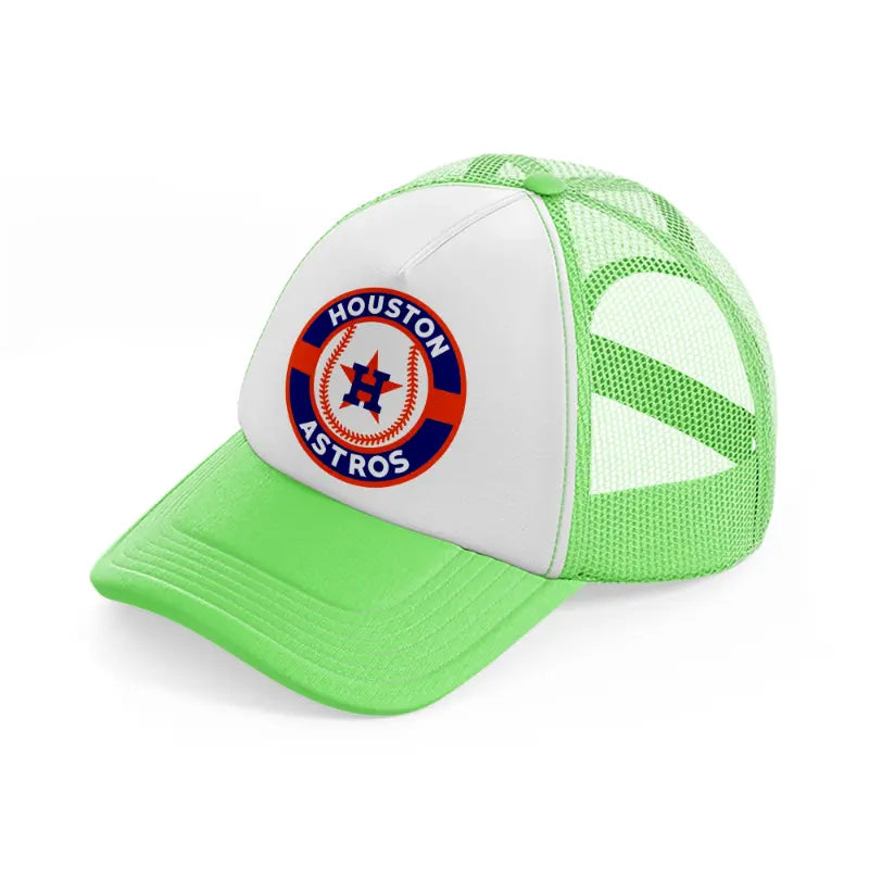 houston astros vintage-lime-green-trucker-hat