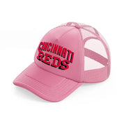 cincinnati reds 3d-pink-trucker-hat