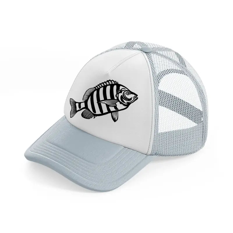 dory fish-grey-trucker-hat