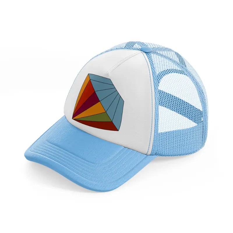 groovy elements-42-sky-blue-trucker-hat