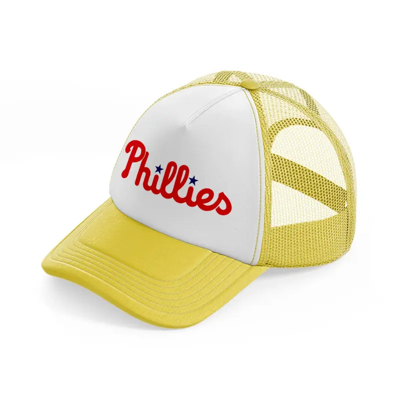 philadelphia phillies-yellow-trucker-hat
