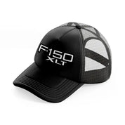 f.150 xlt black trucker hat