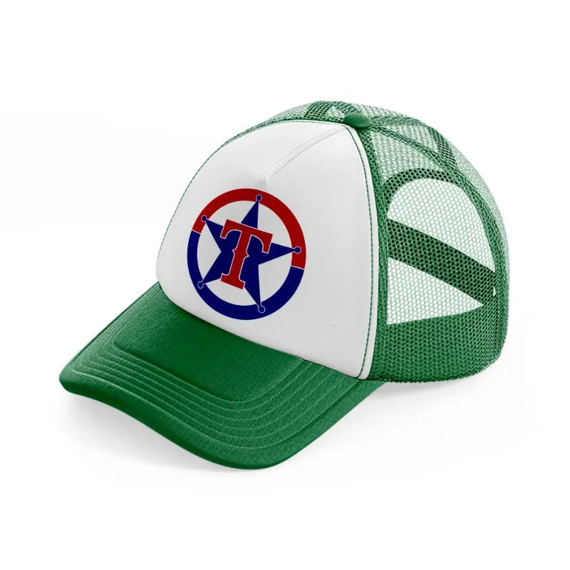 texas rangers star-green-and-white-trucker-hat