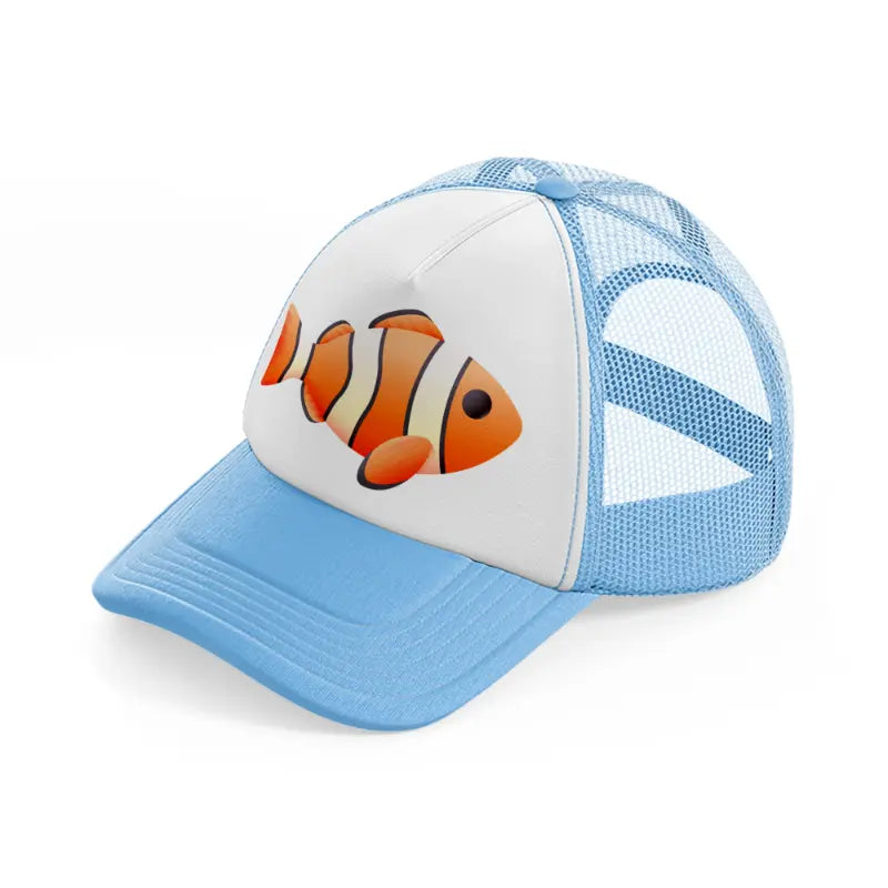 clown-fish-sky-blue-trucker-hat