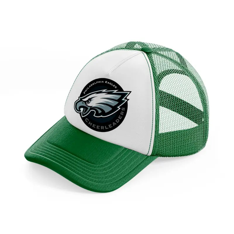 philadelphia eagles cheerleaders-green-and-white-trucker-hat