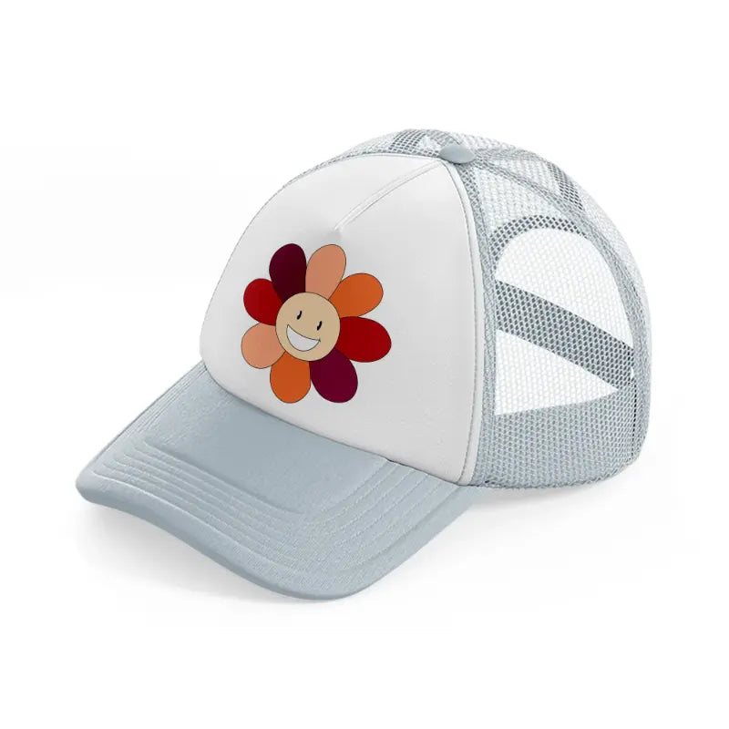 floral elements-18-grey-trucker-hat