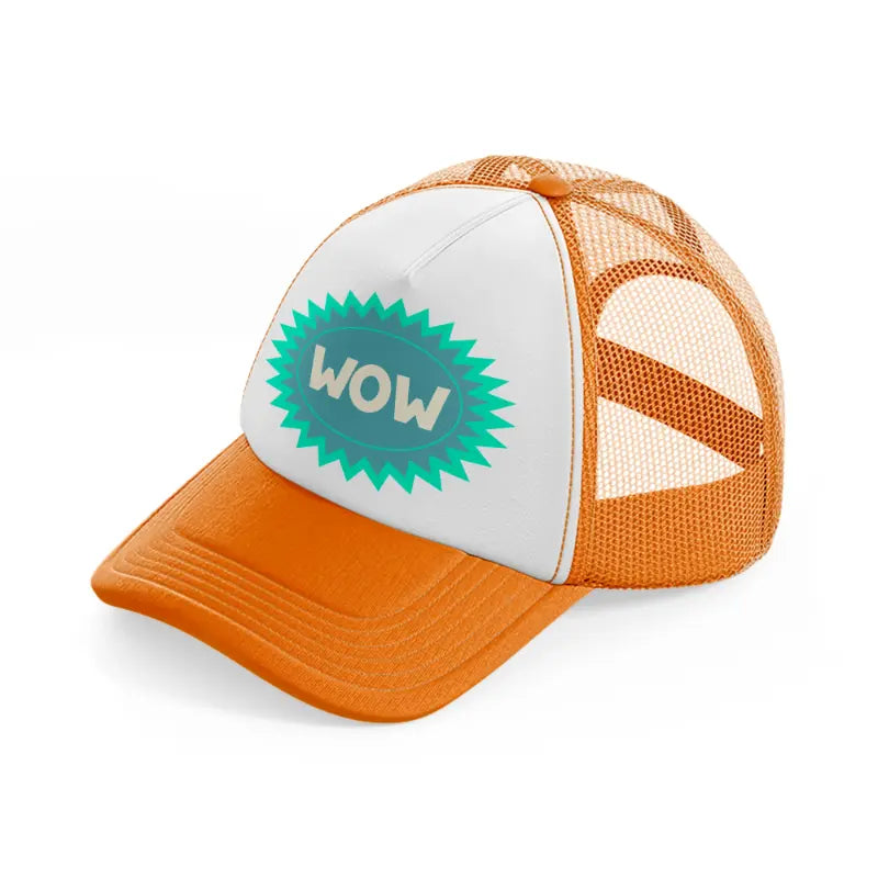 wow-orange-trucker-hat