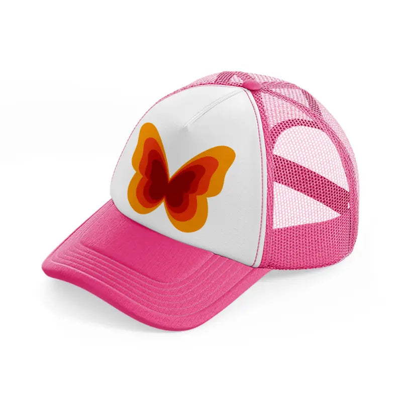 groovy-60s-retro-clipart-transparent-35-neon-pink-trucker-hat