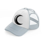 crescent moon-grey-trucker-hat
